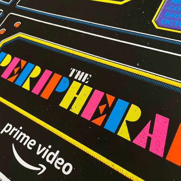 The Peripheral 22NYCC Screen Printed 18x24 Poster Amazon TV Prime William Gibson - Picture 2 of 11